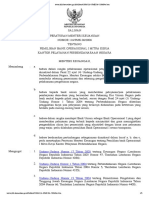 PMK NO.116 - PMK.06 - 2006 Seleksi Umum BO I