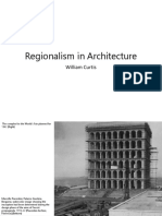 Regionalism in Architecture: William Curtis