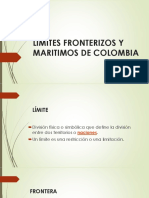 Limites Fronterizos y Maritimos de Colombia Presentacion