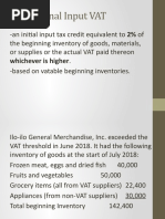 Input VAT Guidelines for Capital Goods | PDF | Value Added Tax | Taxes