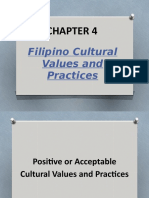 Filipino Cultural Values and Practices