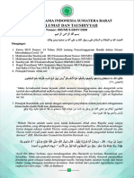 Maklumat Dan Taushiyyah MUI Sumbar No 005 PDF