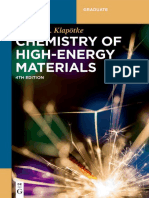 Klapötke Thomas Matthias - Chemistry of high-energy materials