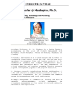 Curriculum Vitae: School of Housing, Building and Planning Universiti Sains Malaysia