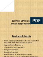 CSR and Business Ethics