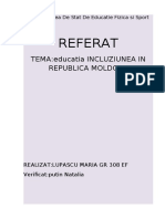 Incluziunea Pers. in R.M. Referat