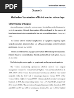 Methods of Termination of First-Trimester Miscarriage: Either Medical or Surgical