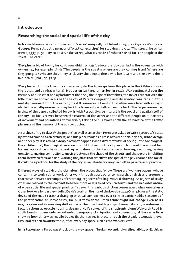 Exploring Urban Social and Spatial Dynamics | PDF | Space