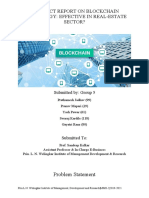 A Project Report On Blockchain Technology: Effective in Real-Estate Sector?