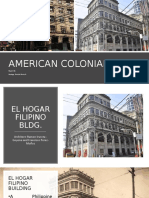 American Colonial Era: Report By: Deniega, Patricia Marie G