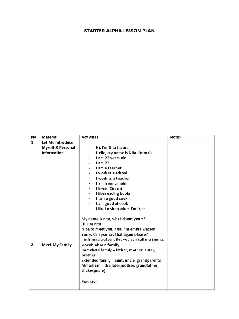 Comprehensive ESL Lesson Plan Guide | PDF | Percentage | Multiplication