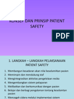 Konsep Dan Prinsip Patient Safety Anggun