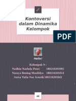 Kontroversi Dinamika Kelompok