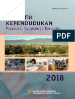 Statistik Kependudukan Provinsi Sulawesi Tengah 2018 PDF