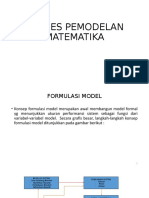 Materi 5 - Proses Pemodelan Matematika