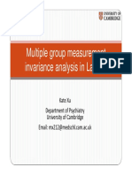 Invarianza en R PDF