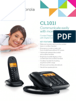 Communicate Easily With More Flexibility.: Corded Telephone With Digital Cordless Handset