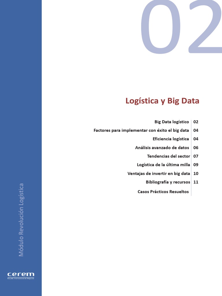 Logistica y Big Data | PDF | Big Data | Logística