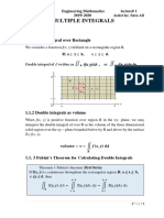 Engineering Mathematics Lecture on Double Integrals