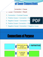 Clauses of Result Clause and Connection So That, in Order To, Due To