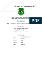 Term Paper: Bangladesh University of Professionals (BUP)