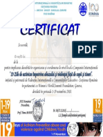 Certificat Atestare Participare PDF
