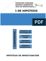 Tipos de Hipótesis