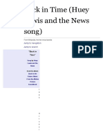 Back in Time (Huey Lewis and The News Song) : Jump To Navigation Jump To Search