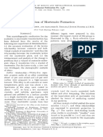 Mechanism of Martensite Formation: Publication No. 1338