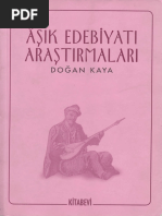 Aşık Edebiyatı Araştırmaları PDF