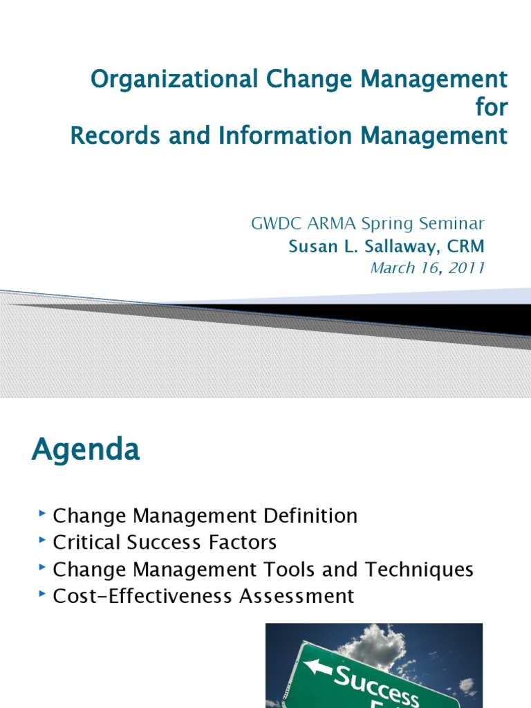 Change Management for Records Management | PDF | Change Management ...