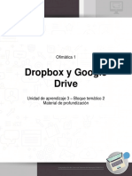 Profundización Dropbox y Drive