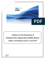 Guidance For The Preparation of Drinking Water Engineering Feasibility Reports