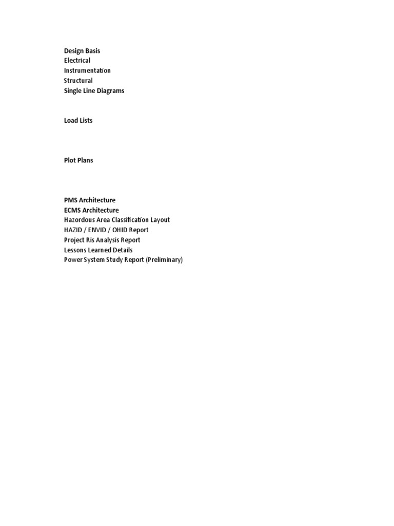 Design Review Pre Requisites Pdf