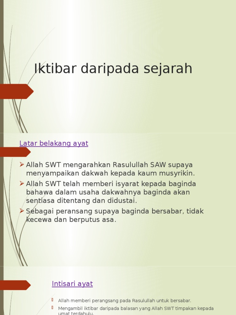F4 Iktibar Daripada Sejarah  PDF
