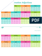 t2 e 2190 Alternative Adjectives Vocabulary Grid - Ver - 10 PDF