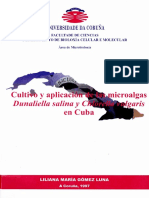 Cultivo y aplicacion de las microalgas Dunaliella salina y Chlorella vulgaris en Cuba.pdf