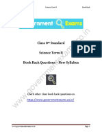 Class 8th STD Science Term II Book Back - WWW - Governmentexams.co - in