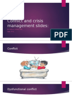 Conflict and Crisis Management Slides:: by Abdul Samad Mir Mba 7 A