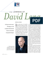 The Newness in David Lang