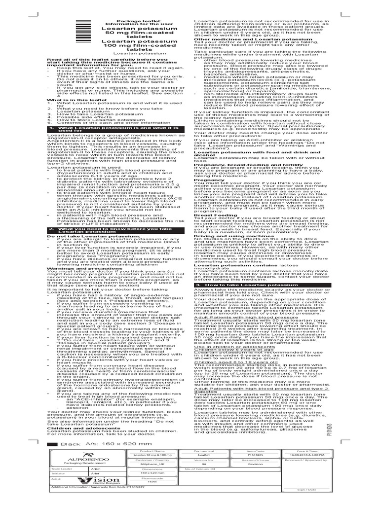 AMITRIPTYLINE AND LOSARTAN INTERACTION AND SAFETY GUIDE visual data 3