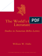 William W. Hallo - The World's Oldest Literature_ Studies in Sumerian Belles-Lettres (2009).pdf