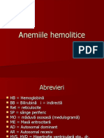 curs 18- Anemii hemolitice