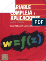 Churchill - Variable Compleja y Aplicaciones PDF