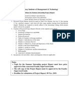 Guidlines - For - Project - Report - MBA PDF
