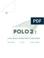 POLO2: A User's Guide To Multiple Probit or LOgit Analysis