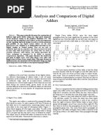 Performance, Analysis and Comparison of Digital Adders: Jasmine Saini Somya Agarwal, Aditi Kansal