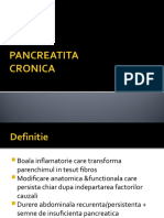 Curs 12.2 (Dr. Nacev) - Pancreatita Cronica