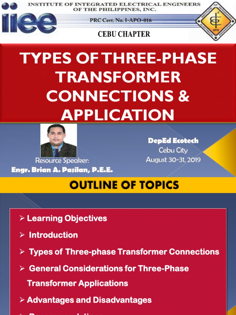 Three-Phase Transformer Connections Guide | PDF | Transformer | Power ...