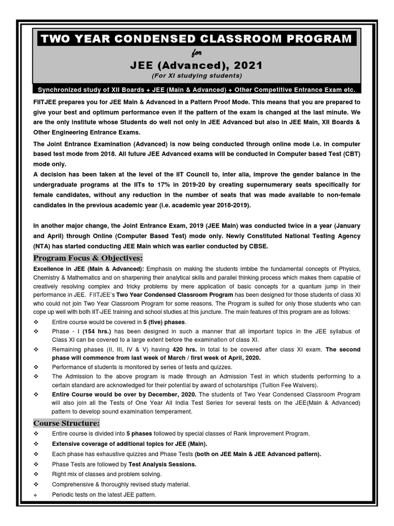  ProgramDetails PDF 162 PDF Test Assessment Learning